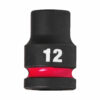 Milwaukee Krafthylsa 1/2" SHW STD Kort 12MM