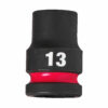 Milwaukee Krafthylsa 1/2" SHW STD Kort 13MM