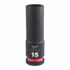 Milwaukee Krafthylsa 1/2" SHW STD Lång 15MM