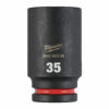 Milwaukee Krafthylsa 3/4" SHW STD Lång 35MM
