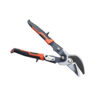 Ridgid 16207 vänstersax med förskjutet huvud – ergonomisk plåtsax för böjda och raka klipp i tunnplåt.