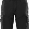 Svart Fristads Serviceshorts i 4‑vägsstretch med fickor och förstärkningar (modell 2655 GLWS)