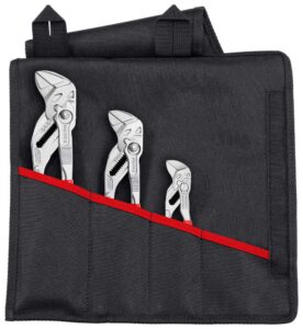 KNIPEX 00 19 55 S6 rulletui tångnyckelsats 3-delar