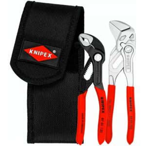 KNIPEX 00 20 72 V01 mini-tångsats i verktygsbältesväska – 2 delar
