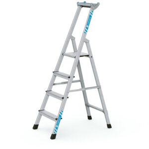 ZARGES XLstep S 41091 trappstege 4 steg med verktygshylla