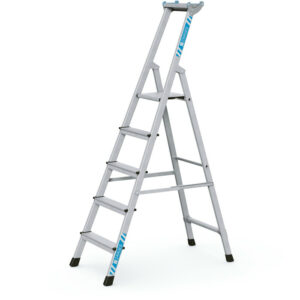 ZARGES XLstep S 41092 trappstege 5 steg med verktygshylla