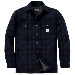 Carhartt flannel sherpa jacket Navy