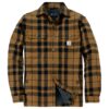 Carhartt flannel sherpa jacket Carhartt Brown