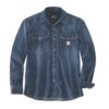 Carhartt Jeansskjorta Denim L/S Snap Front Shirt