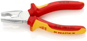 Knipex Kombinationstång 160 mm – Isolerad VDE, Art. 03 06 160