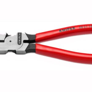 Knipex spetsig kombinationstång 185 mm med smala käftar och plastbelagda handtag