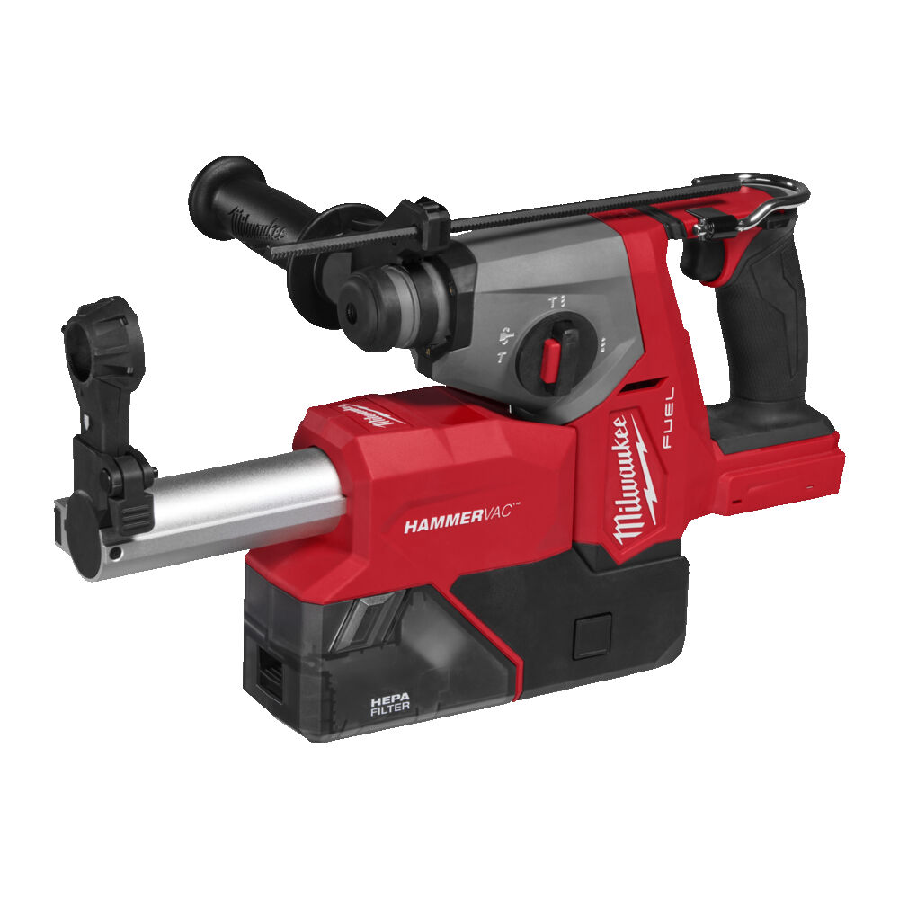 Milwaukee Borrhammare Med Dammsugare M18 FHACDDE-0C