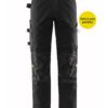 Fristads Flex hantverkarbyxa stretch 2800 GSTT i svart – slitstark 4-vägsstretch med CORDURA-förstärkningar