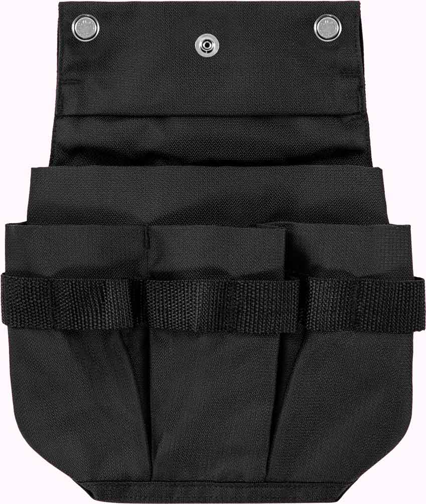 Fristads elektrikerficka 9803 CRKN i svart – magnetfästen och CORDURA®-kvalitet