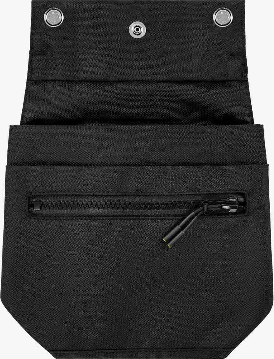 Fristads standardficka med dragkedja 9801 CRKN i svart – CORDURA® och magnetfäste