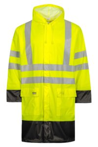 Lyngsoe Hi-Vis regnjacka 100 cm lång