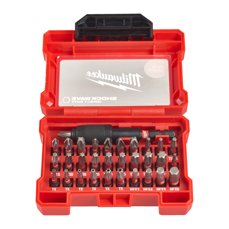 4932464240--Hero_2 Milwaukee SHOCKWAVE Impact Duty bit set 32 pc
