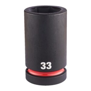 Milwaukee Krafthylsa 1" SHW Lång 33MM
