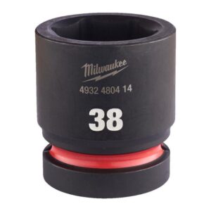 Milwaukee Krafthylsa 1" SHW STD Kort 38MM