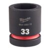 Milwaukee Krafthylsa 1" SHW STD Kort 33MM