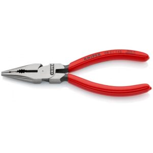 KNIPEX 08 21 145 spetsig kombinationstång 145 mm med komfortgrepp
