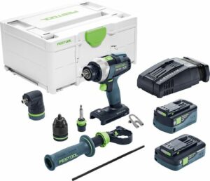 Festool Skruvdragare QUADRIVE TDC 18/4 5,2/4,0 I-Set