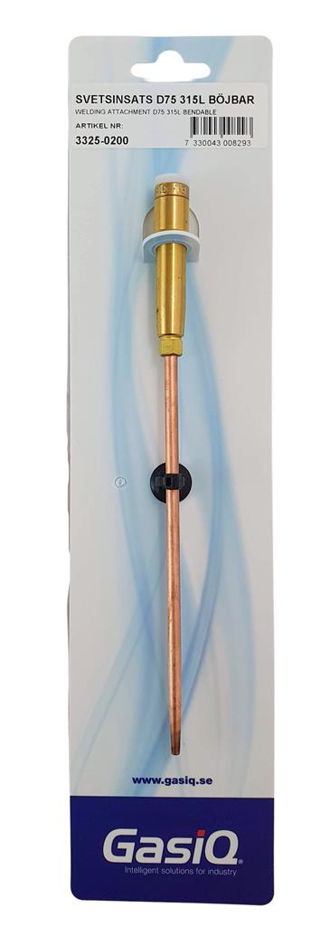 33250200 GASIQ Svetsinsats D75 315L/H Böjbar