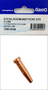 GASIQ Sticklågemunstycke D75 0-3mm