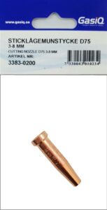 GASIQ Sticklågemunstycke D75 3-8mm