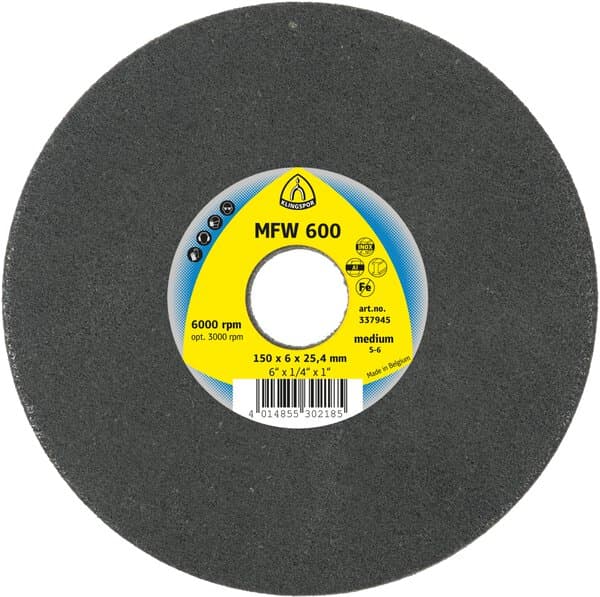 KL352773 Klingspor Kompaktskiva Unitized MFW600 Fine Hårdhet 6 150x13x13mm