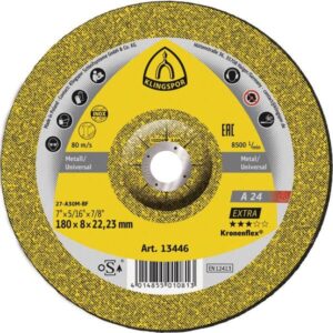 Klingspor Navrondell A24EX Extra Försänkt Nav 180x6x22,23mm