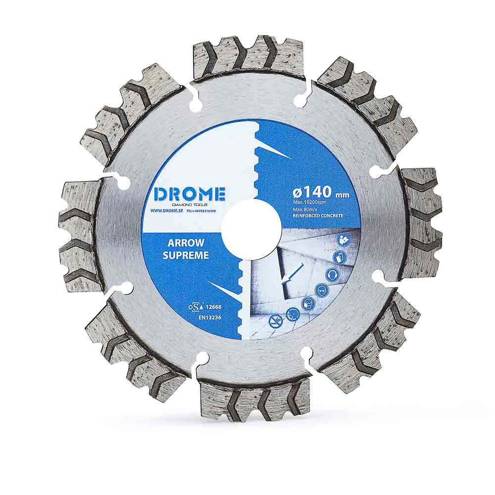 ARROW140 Diamantklinga 140x2.6/1.8x22.23