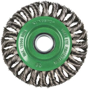 Klingspor Cirkulärborste BR600Z Rostfritt stål 0,5 flätad tråd 125x14x22,23mm