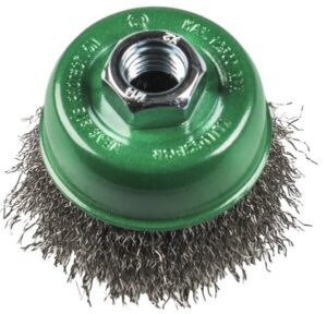 Klingspor Axialborste BT600W Rostfritt stål 0,3 korrugerad tråd M14 65mm