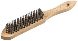 Klingspor Handstålborste BH600 4-rad Mässing 0,35mm