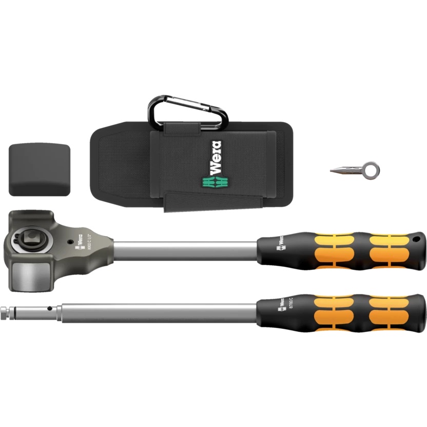 05133862001 WERA Spärrskaft komplett sats 1/2"