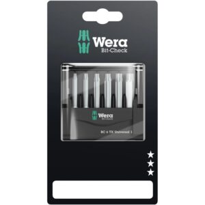WERA Bitssats TORX® 50 mm 6 delar