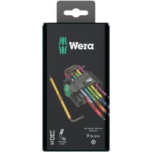 WERA TORX®-nyckelsats med hål