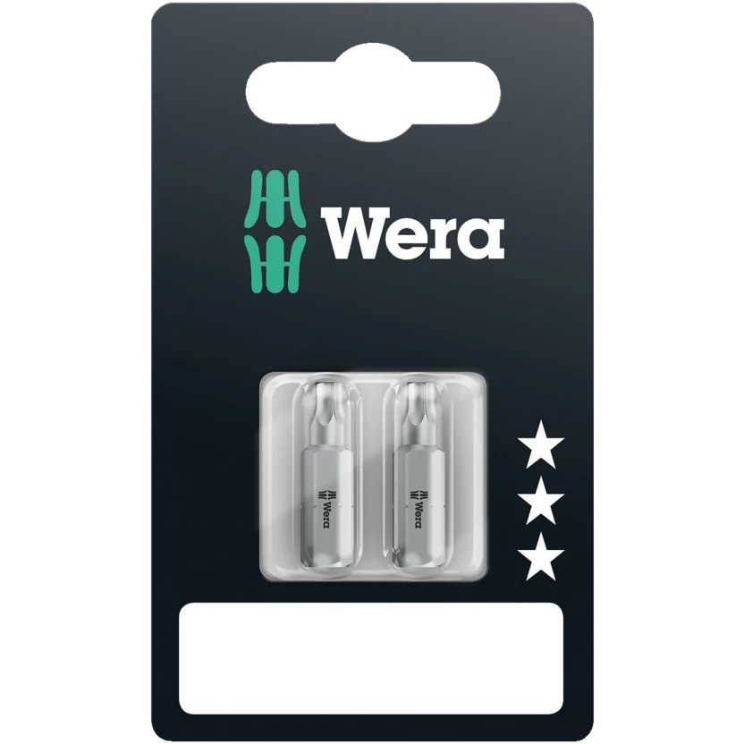 05073340001 WERA Bits TX15 2-Pack