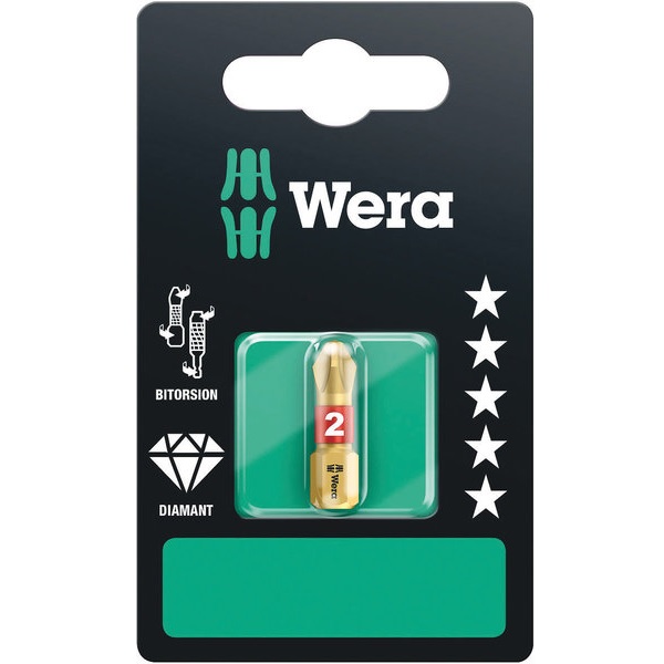 05073333001 WERA Bits PH2 Diamant