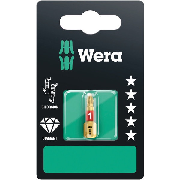 05073332001 WERA Bits PH1 Diamant