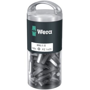 WERA Bits PZ1 100-Pack