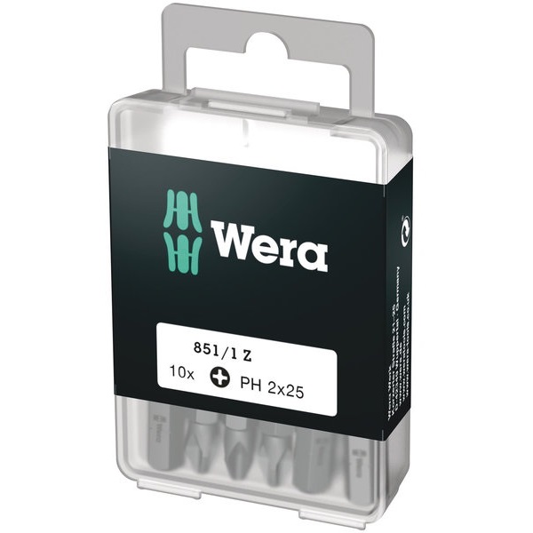 05072401001 WERA Bits PH2 10-Pack