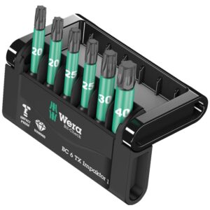 WERA Bitssats Impaktor TORX® 6 delar